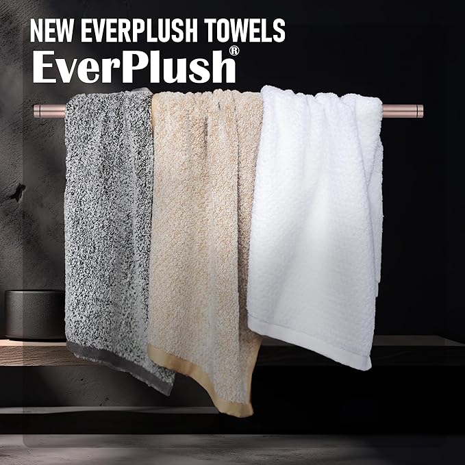 Everplush Diamond Jacquard 6 Pieces Bath Towel Set, Luxury Super Soft Oversized everplush Towels, Highly Absorbent everplush Diamond Jacquard Quick Dry Bath Towel for Bathroom Pink
