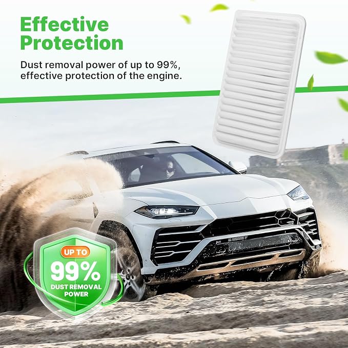 Engine+Cabin Air Filters Fit for 2009-2019 Corolla, 2009-2014 Matrix, 2007-2018 - Image 3