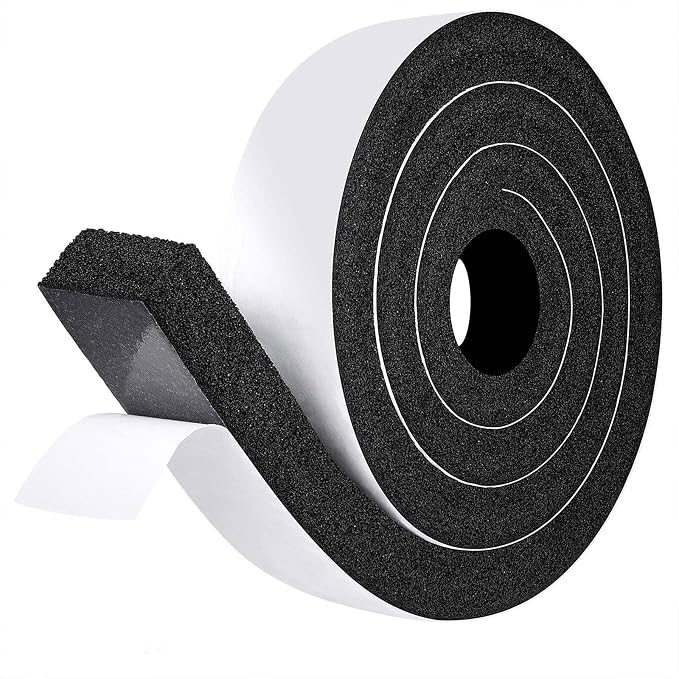 fowong Window Air Conditioner Insulating Foam Tape, Adhesive Weather Stripping by fowong