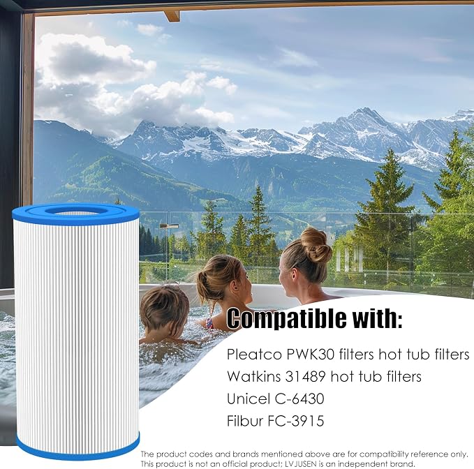 Hot Tub Filter Replacement Repalces Watkins 31489, 73250 Hot Spring Tri - Image 3