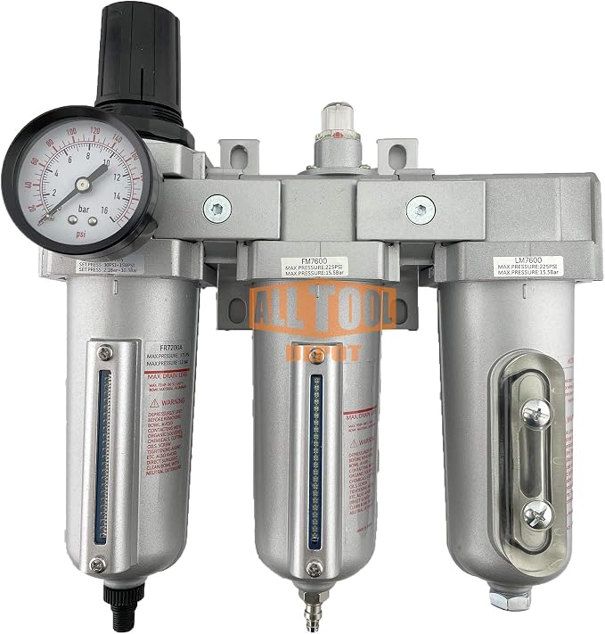 3/4" NPT HEAVY DUTY Industrial Grade Filter Regulator Coalescing Desiccant by AllToolDepot