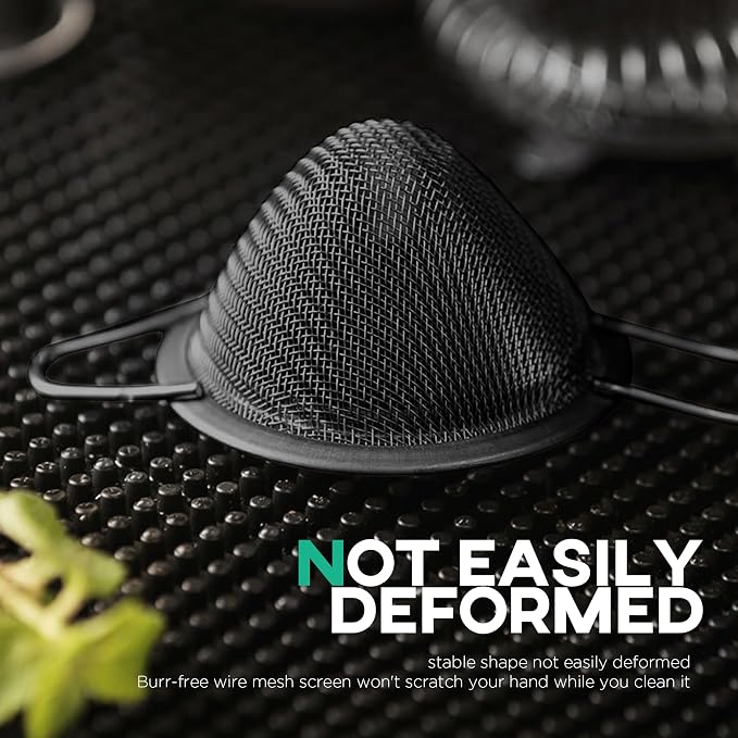 Homestia Kitchen 304 Stainless Steel Fine Mesh Strainer - Image 8