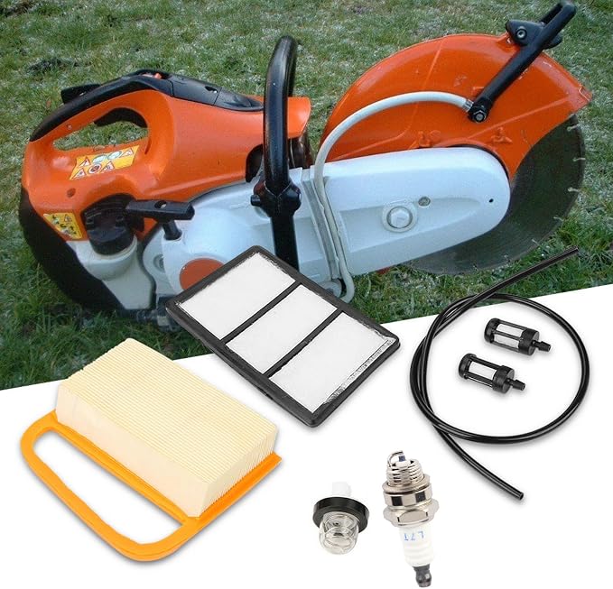 Air Filters Set for TS410 TS420 Concrete Cutoff Chop Saw Parts Replace Kit - Image 4