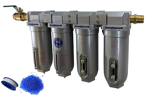 THB 4 Stage High Flow Industrial Ultra Clean Compressed Air Filter Dryer by Unknown
