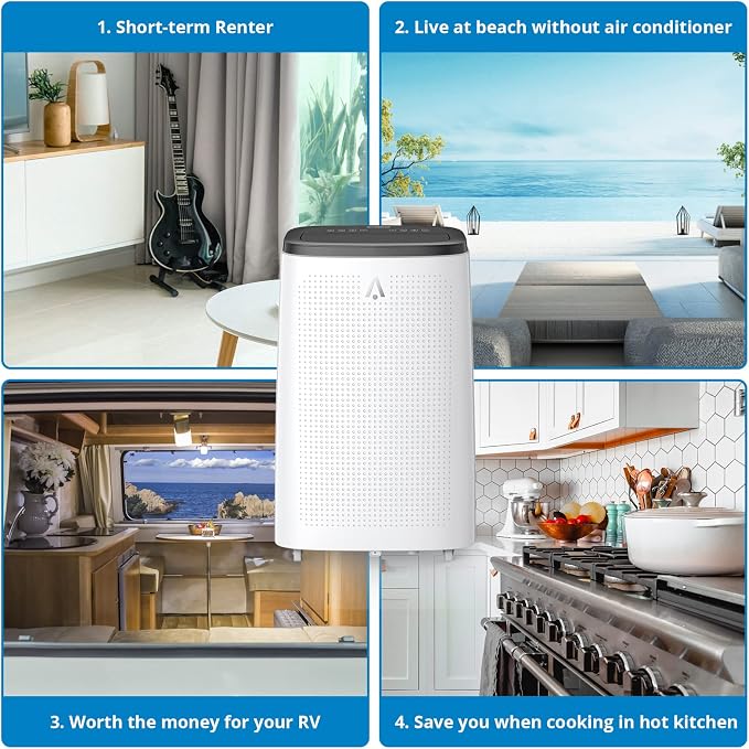GarveeHome 14, 000 BTUs Portable Air Conditioner Up to 750 Sq.Ft, 3 in-1 - Image 7