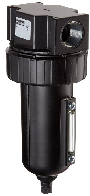Parker 07F34AC Compressed Air Filter, Removes Particulate, Metal Bowl by Unknown