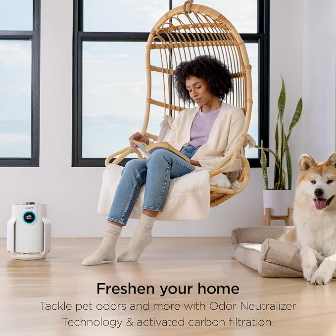 Shark Air Purifier for Home, NeverChange Compact Pro, for Bedroom, Home Office - Image 11