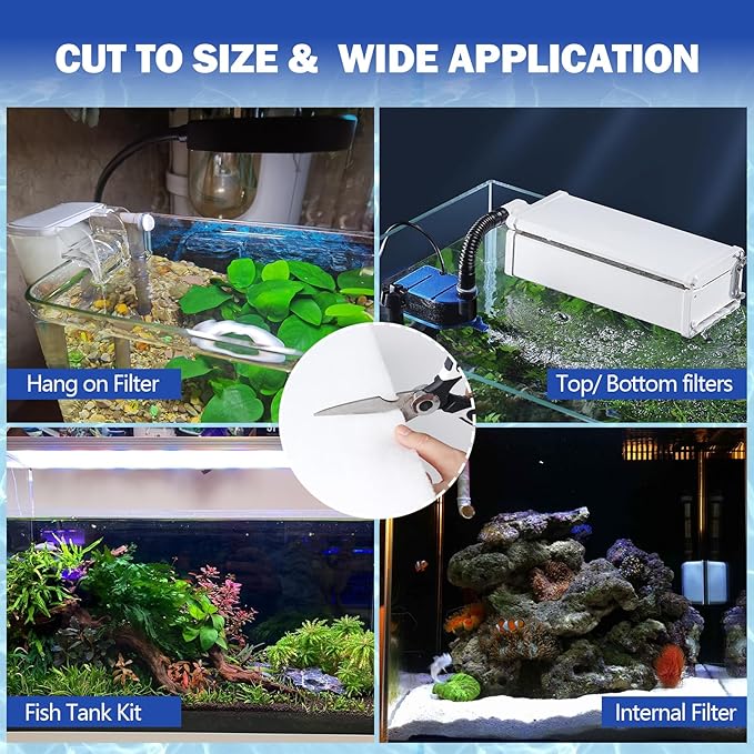 UBeesize Aquarium Filter Media Floss, High Efficiency Aquarium Filter Material - Image 6