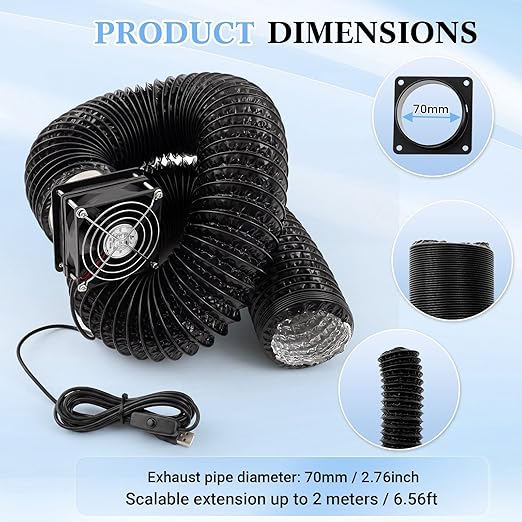Baquler Fan Fume Extraction Kit - Image 2