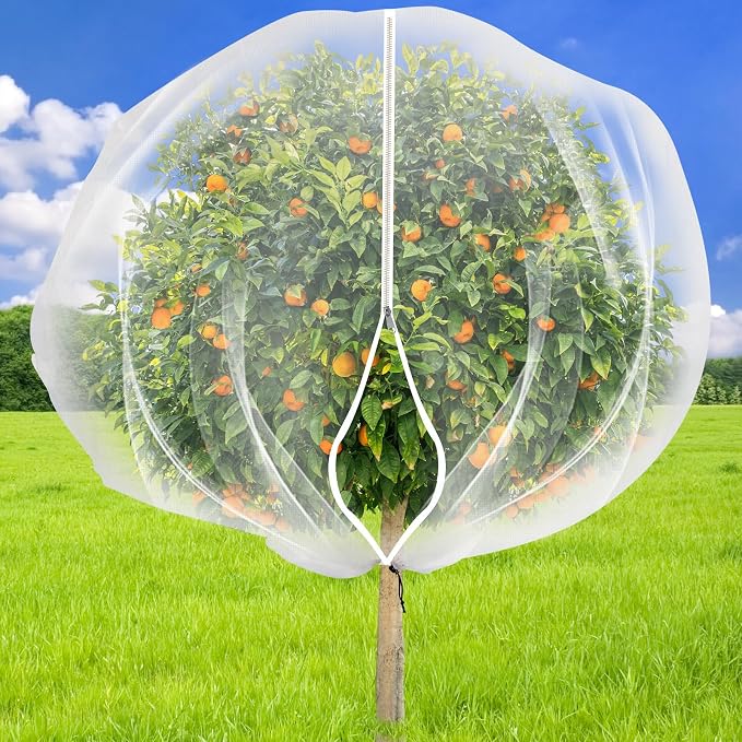 7.8 x 7.8 ft Large Fruit Tree Netting Cover by ZYP