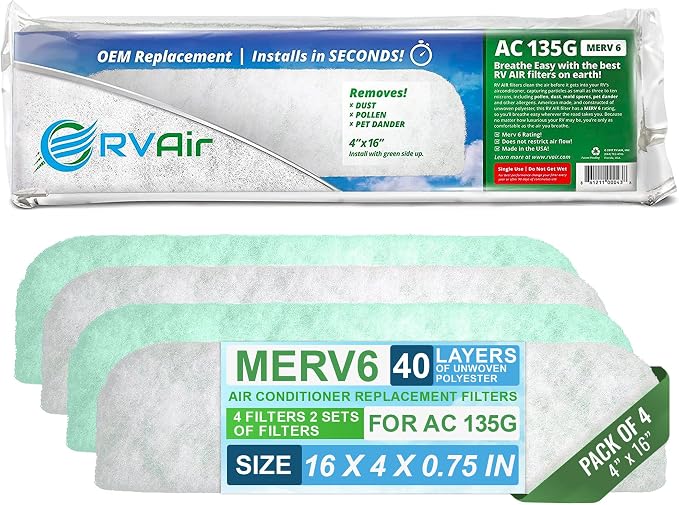 AC Filter - Air Conditioner Replacement Filters - RV Air Cleaner - Camper by RVAair