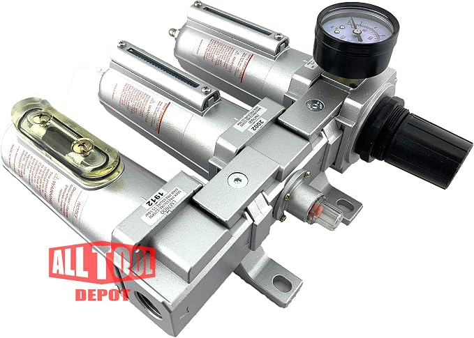 1/2" NPT HEAVY DUTY Industrial Grade Filter Regulator Coalescing Desiccant - Image 4