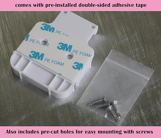 Garage Door Bracket Compatible with R-ing Alarm Contact Sensors (2nd Gen) – Perfect Fit, Reliable Hold, Quick Setup (2 Pack)