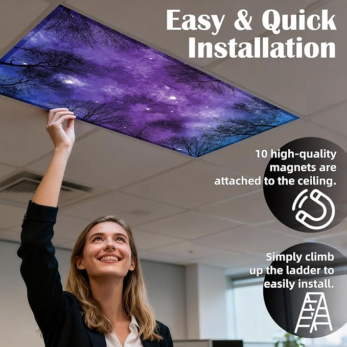 ANGSYLTH 4 Pcs Fluorescent Light Covers - Image 4