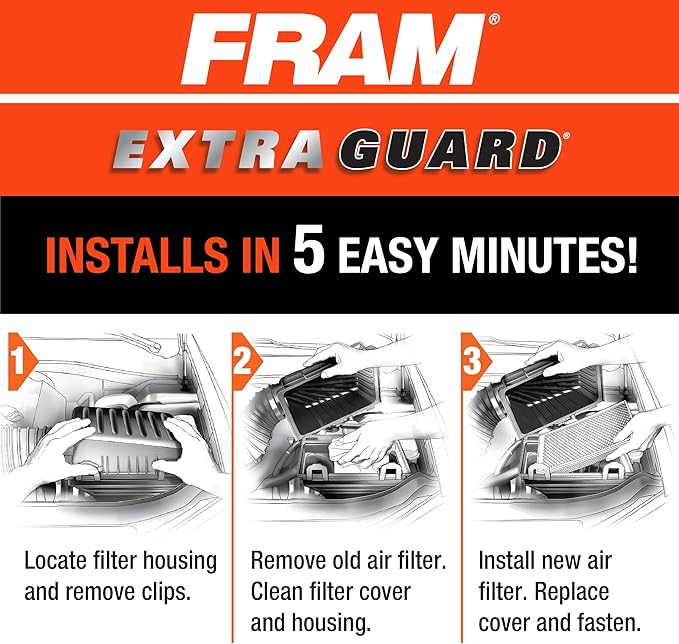FRAM Extra Guard CA10242 Replacement Engine Air Filter - Image 6