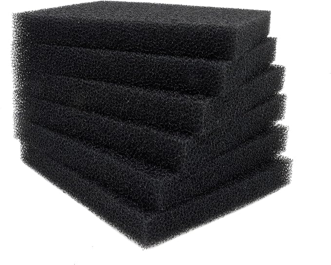 ALEGI Aquarium Bio Sponge Fitler Media, 6.28 x 5.5 x 0.78 Inch Fish Tank Filter by ALEGIAquarium