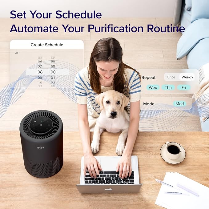 LEVOIT Air Purifier for Home Bedroom, Smart WiFi Alexa Control, AHAM VERIFIDE - Image 2