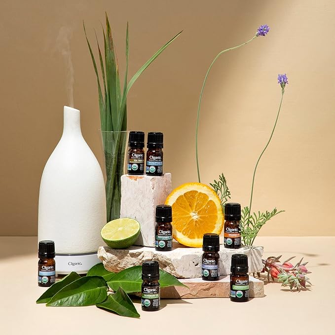 Cliganic Organic Clove Bud Essential Oil, 100% Pure Natural for Aromatherapy | Non-GMO Verified (Packaging May Vary)