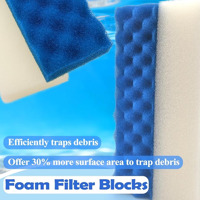 NewKe 52 Pack Filter Media Kit for Fluval 406/407 Canister Filters, Replacement - Image 8