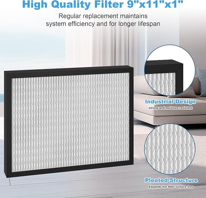 4 Packs 14 x 17.5 x1.75 MERV 13 Replacement Dehumidifier Filter - Image 4
