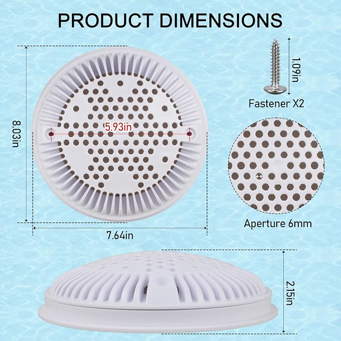 WGX1048E Pool Suction Cover - Image 2