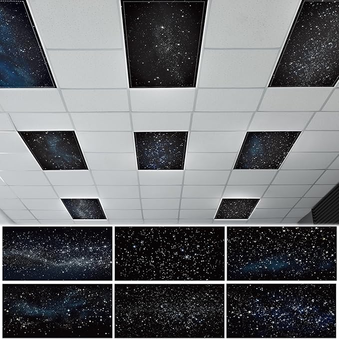 6 Pcs Fluorescent Light Covers by Wiooffen