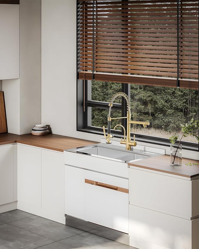 Fapully Commercial 3 Way Kitchen Faucets - Image 7