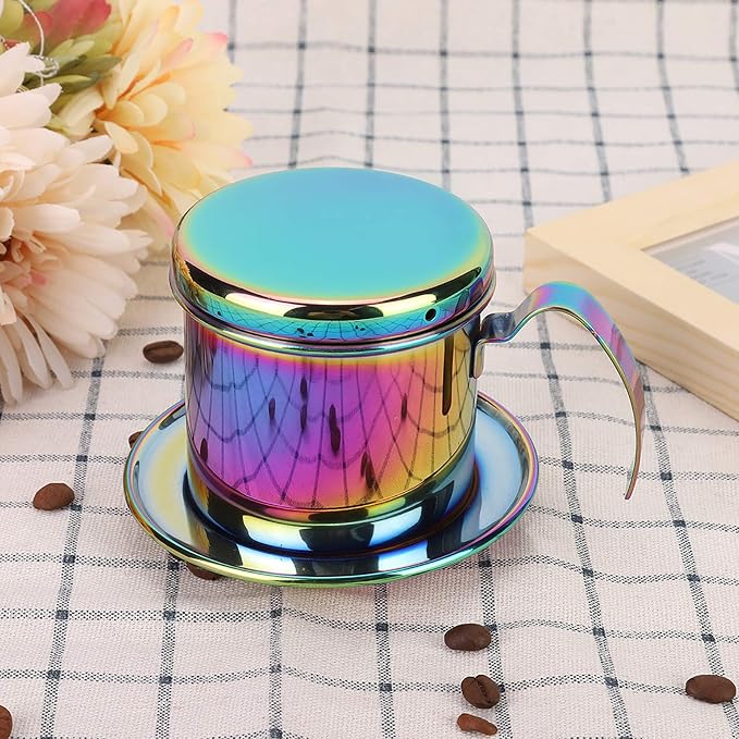 Portable Stainless Steel Coffee Drip Filter, High Density Filter - Image 8