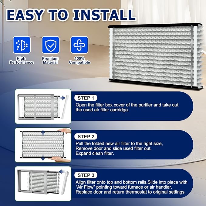 2-Pack 210 Air Filter Replacement Compatible - Image 6