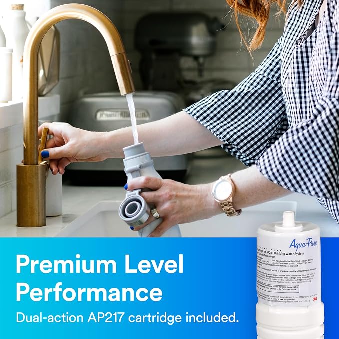 3M Aqua-Pure Under Sink Water Filter System AP200, Full Flow 1.75 Gallons per - Image 5