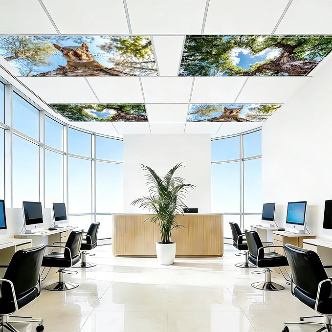 4 Pack 2x4 FT Magnetic Fluorescent Light Covers, Ceiling Light Filters - Image 6