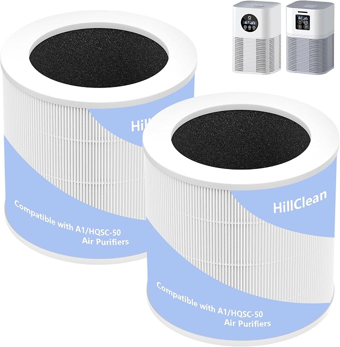 HQSC-50 Replacement Filter Compatible by AirPurifierFilterReplacement