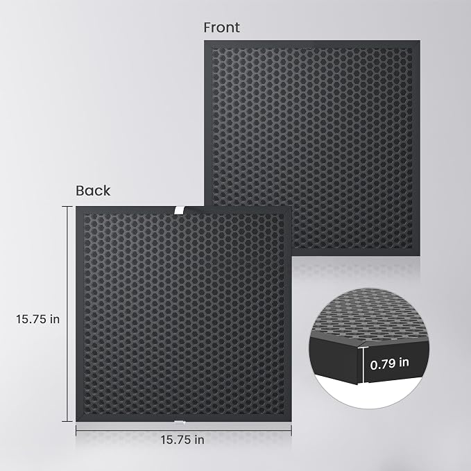 Waykar Activated Carbon Filter Replacement – Reduces Odors, Smoke – Compatible - Image 4