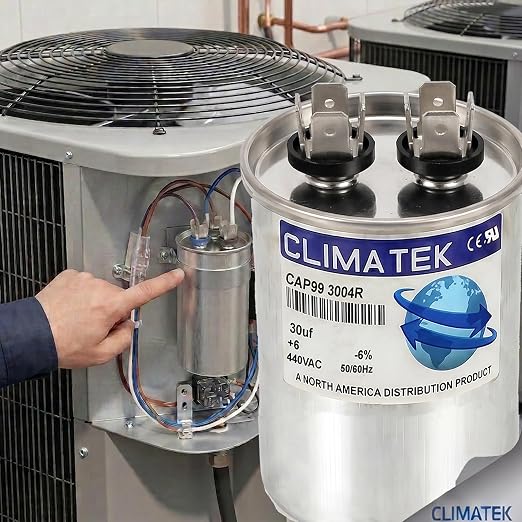 ClimaTek 30 MFD 370/440 Volt VAC Run Round Capacitor CAP99-3004R - Image 4