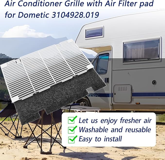 Dianrui 2 PCS RV for Dometic A/C Vent Cover Replacement, Duo-Therm Air - Image 3