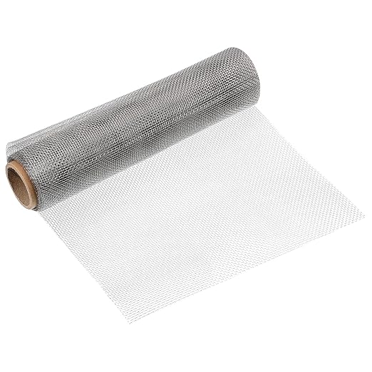 uxcell 12 Mesh 118" x 10" Woven Wire Mesh, 316 Stainless Steel Air Vent Filter by uxcell