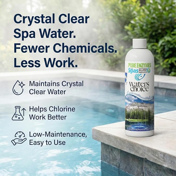 Waters Choice Complete Hot Tub Chemicals 3-Month Starter Kit-All-in-One Water - Image 8