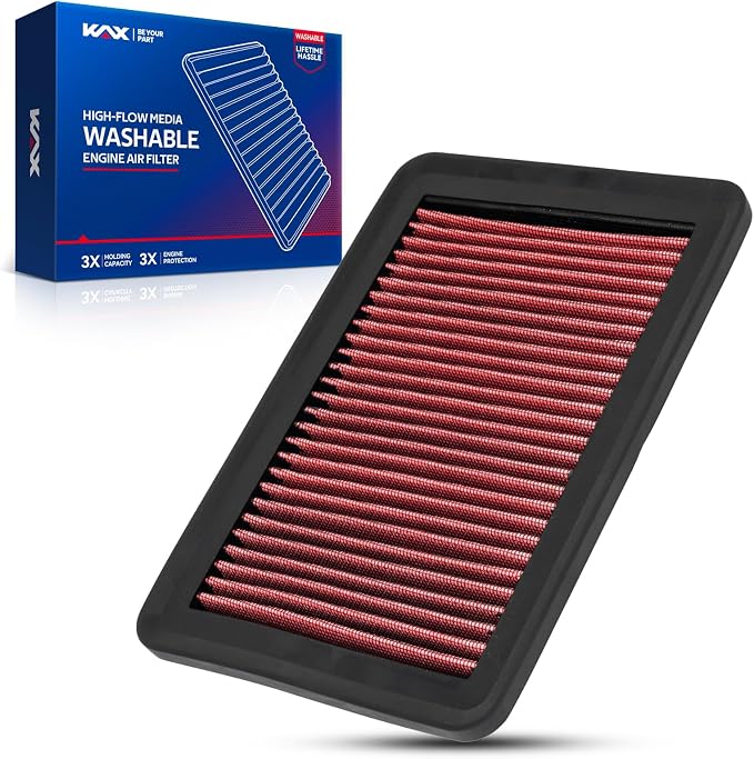 KAX Premium Washable Engine Air Filter, 33-5050 Replacement by KAX