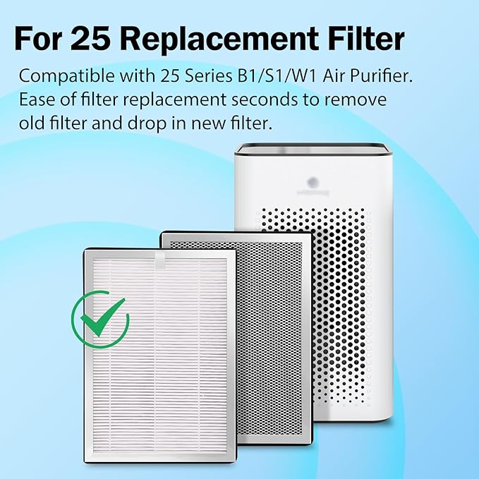 6 Pack MA-25 Filter Compatible - Image 3