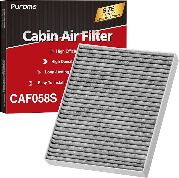 Puroma Cabin Air Filter with Activated Carbon, Replacement by Puroma