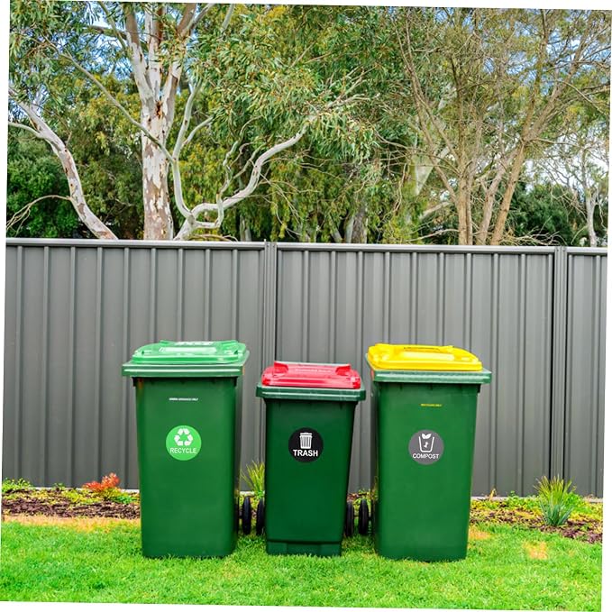 9pcs Trash Can Classification Stickers Decals - Image 6