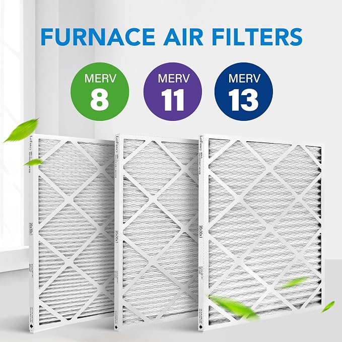 LotFancy 20x30x1 Air Filter MERV 8 6-Pack, Electrostatic Pleated Furnace & AC - Image 8