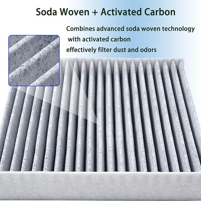 Cabin Air Filter for 2015 2016 2017 2018 Toyota Highlander, Activated Carbon - Image 3