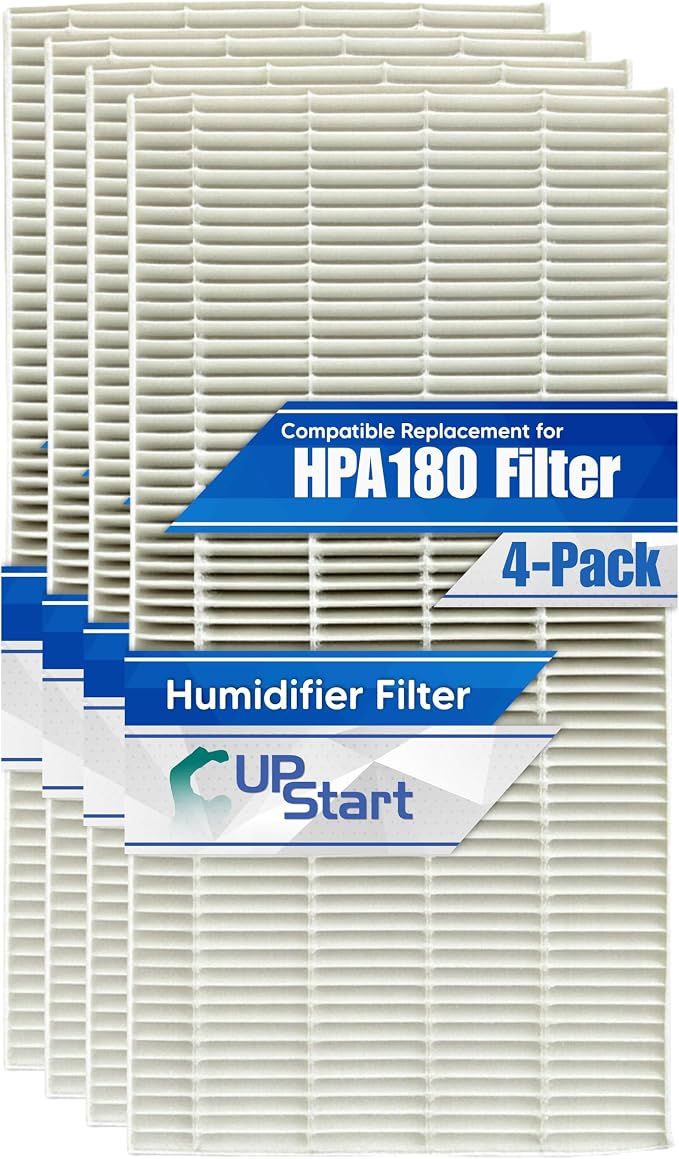 4-Pack HRF-R1 Filter R Kit for Honeywell HPA180B Replacement Filter by UpStart+Components