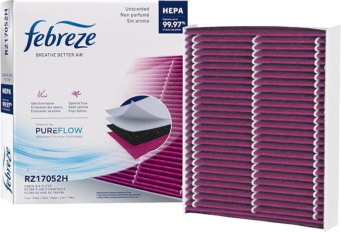 Febreze Odor Control HEPA Cabin Air Filter by PUREFLOW RZ17052H Fits 2019-2026 by Febreze