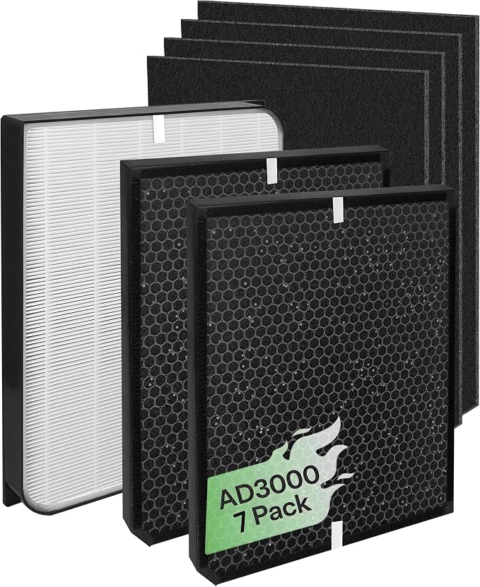 7-Pack AD3000 Replacement Filter Compatible by Unknown