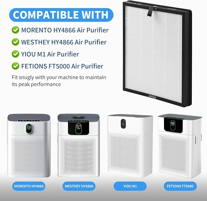 6 Packs HY4866 Replacement Filters Compatible - Image 2