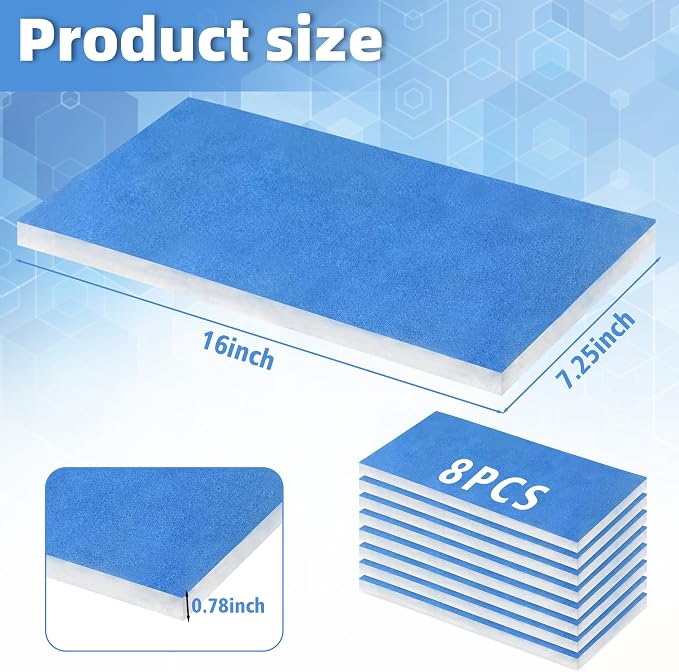 U0U 8 Pieces Paint Booth Filters, Portable Spray Booth Filter, Paint Booth - Image 2