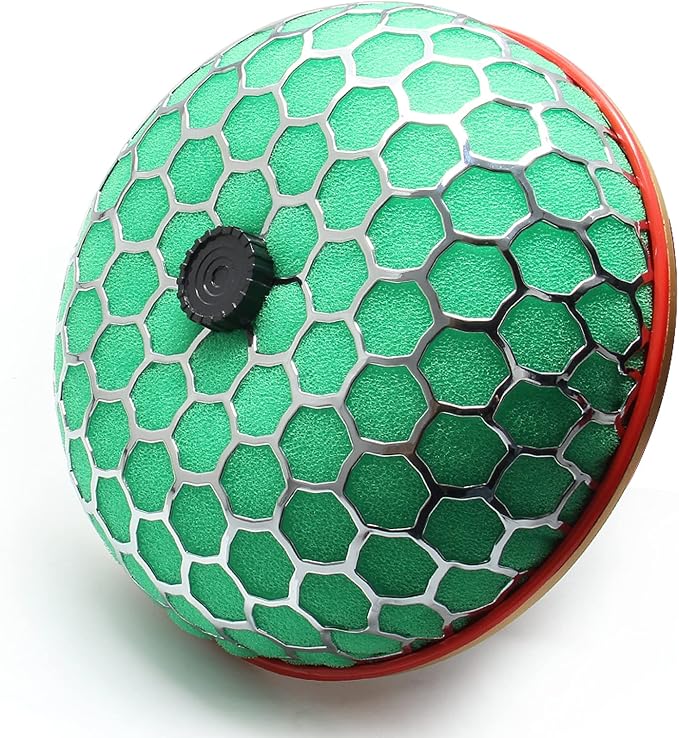 3.15" High Flow Air Intake Mushroom Filter Washable Sponge Honeycomb Mesh Air by POSENG