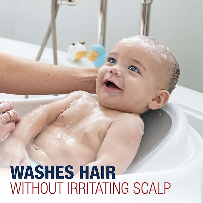 Aquaphor Baby Wash and Shampoo, Unscented Baby Shampoo and Wash, Holiday Gifts, 25.4 Fl Oz Pump Bottle